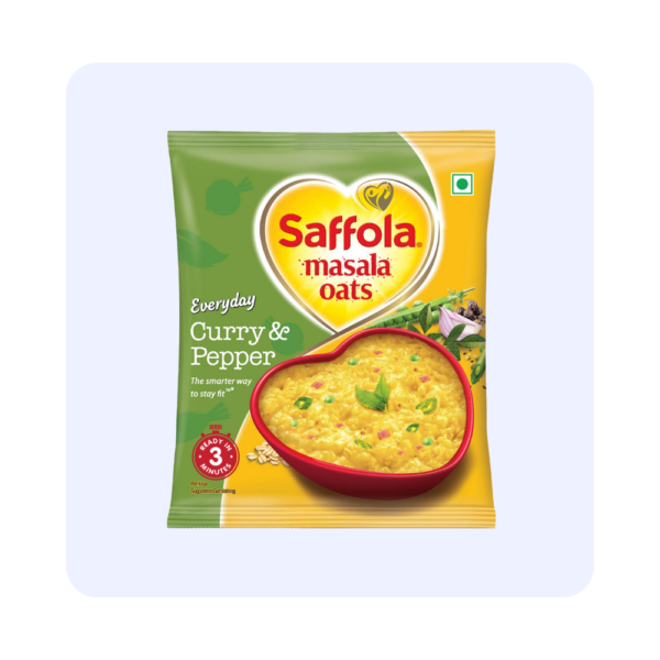 Saffola masala Oats Curry & Pepper