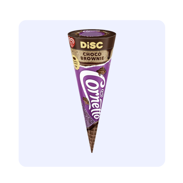 Kwality wall's Disc Choco Brownie Cornetto