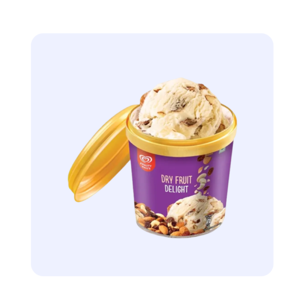 Kwality wall's Dry fruit Delight  Cup Ice Cream