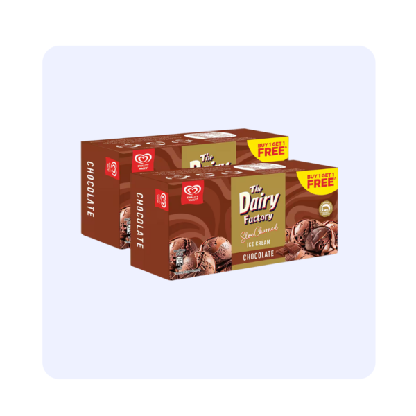 Kwality wall's Chocolate 700ml family Pack Buy 1 get 1