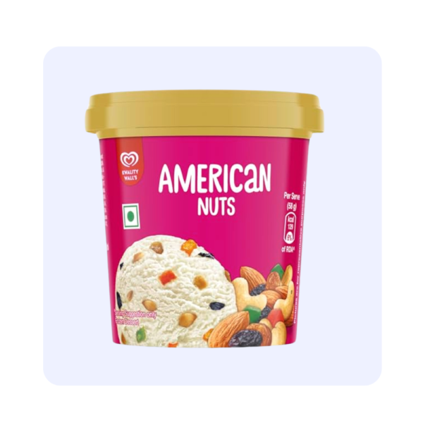Kwality wall's American Nuts Cup Ice Cream