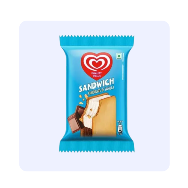 Kwality wall's Sandwich Chocolate & Vanilla