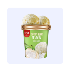 Kwality wall's tender Coconut Ice Cream Tub 500ml