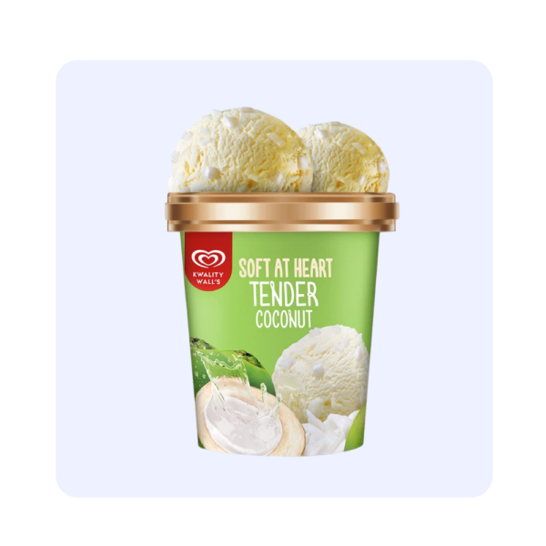 Kwality wall's tender Coconut Ice Cream Tub 500ml