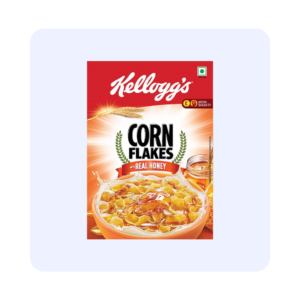 Kellogg's Corn Flakes With Real Honey 300g box pack