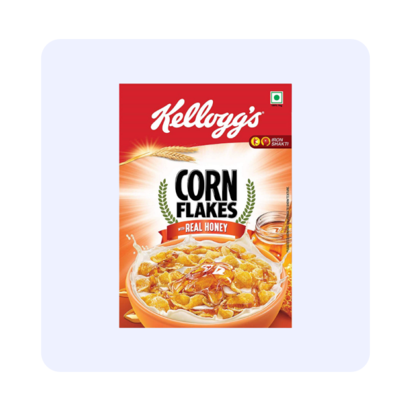 Kellogg's Corn Flakes With Real Honey 300g box pack
