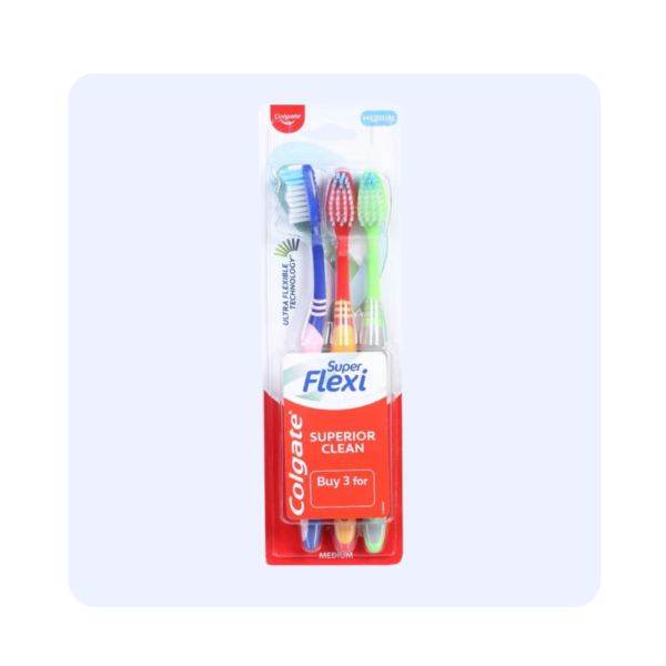 Colgate Super Flexi Medium Buy 3 for @50