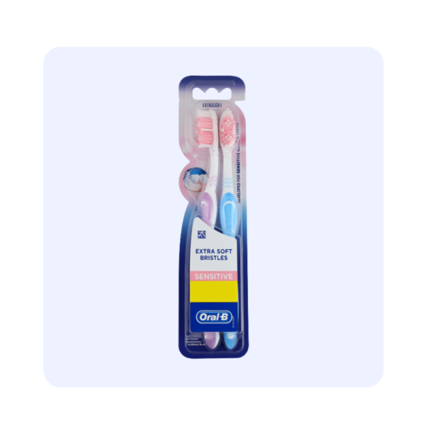 Oral-B Sensitive & Gums Extra Soft Tooth brush pack of 2