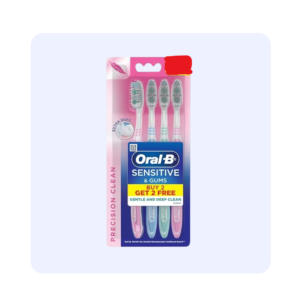 Oral-B Sensitive & Gums  Tooth brush Buy 2 Get 2 Free