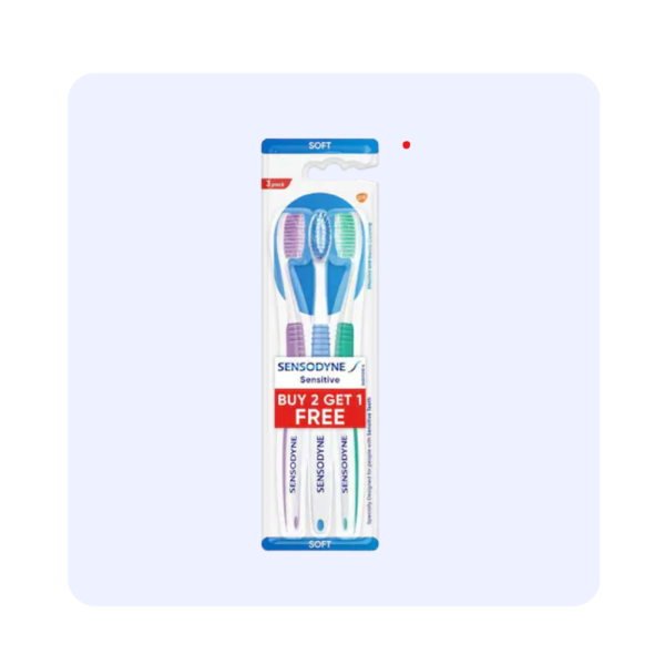 Sensodyne Sensitive Soft Tooth Brush Buy 2 Get 1 Free