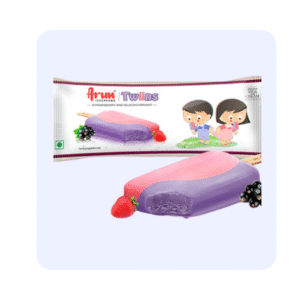 Arun ice cream 2 in 1 Strawerry & blackcurrant flavored ice cream