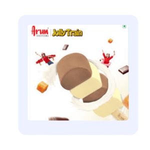 Arun Jolly Train Ice cream CHOCOLATE & BUTTERSCOTCH Flavore ice cream