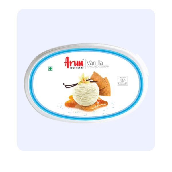 Arun Vanilla Flavored ice cream 550g/1L