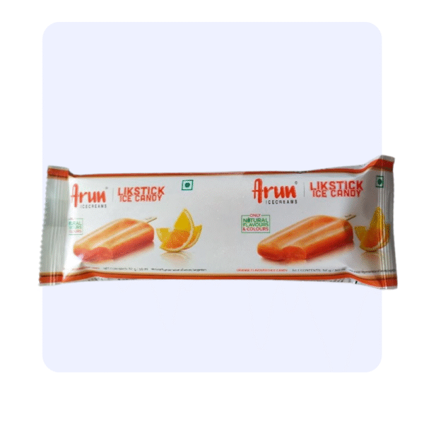 Arun Likstick ice candy ORANGE Flavored ice cream