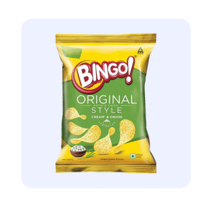 Bingo Original style Cream & Onion Potato Chips 20g