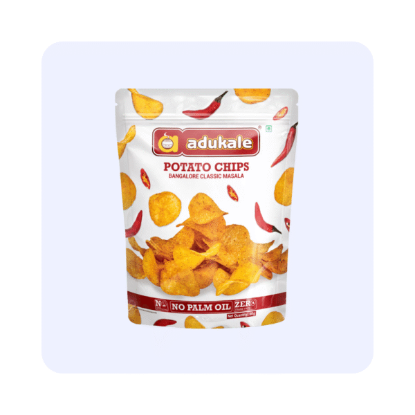 Adukale Potato Chips Bangalore Classic Masala 60g
